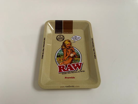 Raw "Girl Design" Mini Rolling Tray