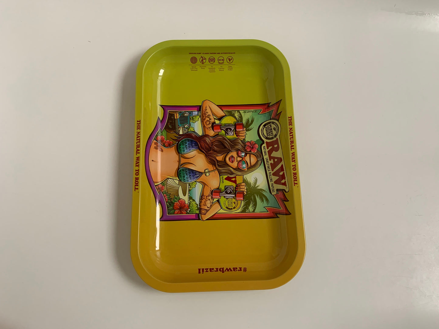 Raw "Brazil" Rolling Tray